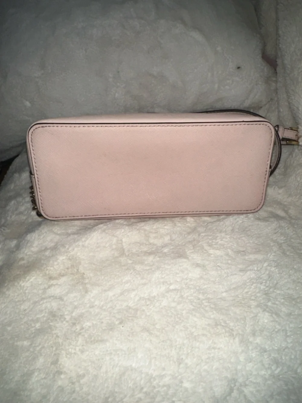 MICHAEL KORS Blush Pink Saffiano Leather Crossbody Bag